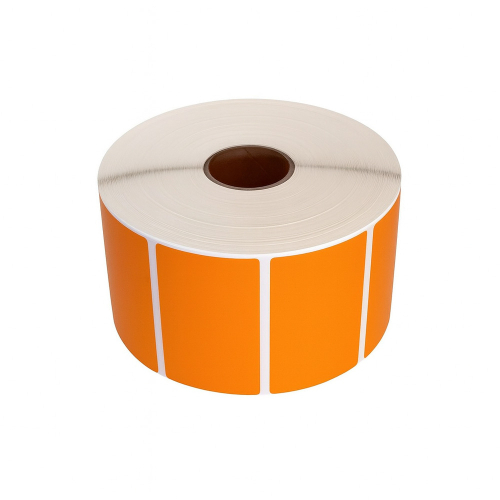 Termične nalepke, 57 x 32mm, oranžna, 1500 nalepk