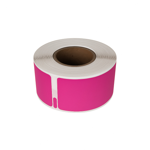 Dymo 99010 združljive roza nalepke, 28 x 89mm, 130 nalepk