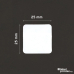 Dymo 30332 (S0929120) združljive nalepke, 25 x 25mm, 750 nalepk