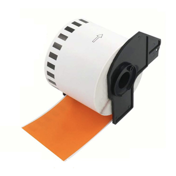 Brother DK-22205 združljive oranžne nalepke